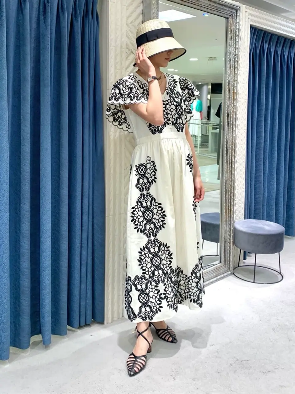 GRACE CONTINENTAL haruka iwasaki コーディネート画像