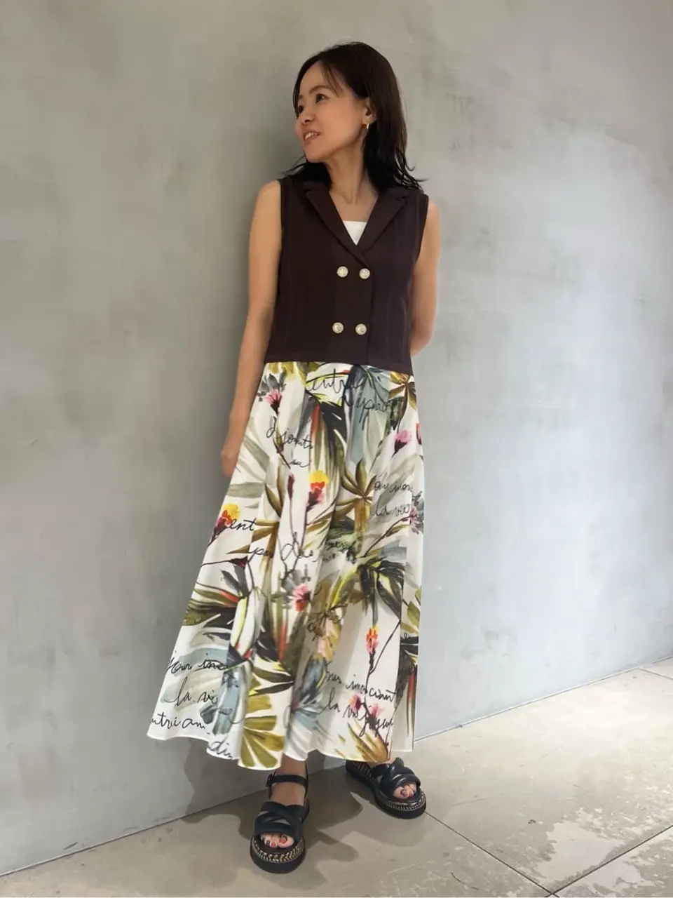 GRACE CONTINENTAL 穐山　香織 コーディネート画像