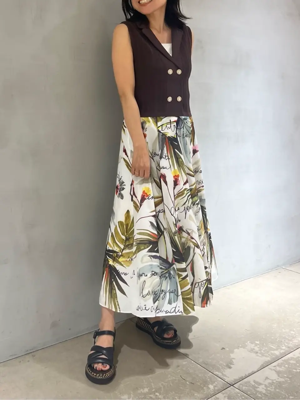 GRACE CONTINENTAL 穐山　香織 コーディネート画像