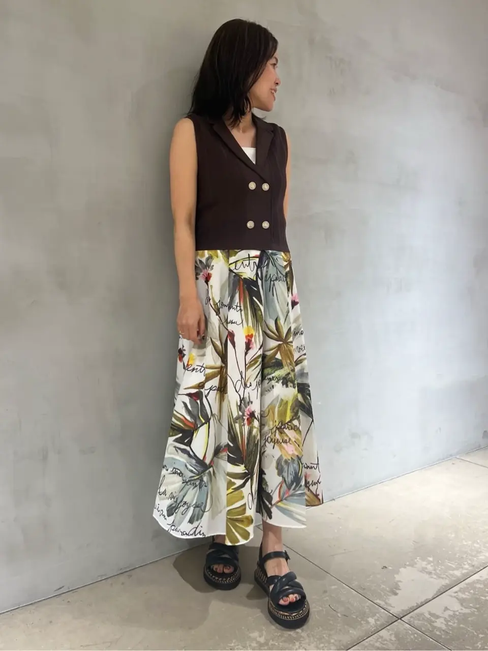 GRACE CONTINENTAL 穐山　香織 コーディネート画像