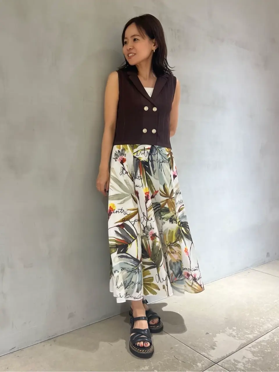 GRACE CONTINENTAL 穐山　香織 コーディネート画像