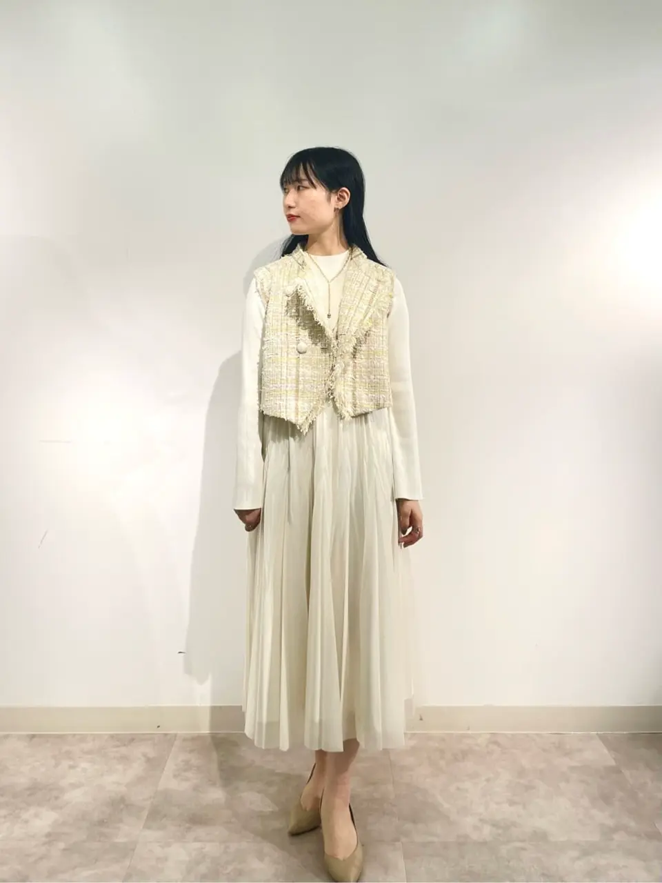 フリンジミニベスト / GRACE CONTINENTAL | GRACE CONTINENTAL