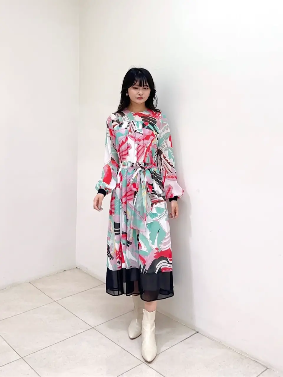 GRACE CONTINENTAL MORITA AI コーディネート画像