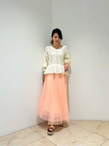 GRACE CONTINENTAL FUKUSHIMA YURIE コーディネート画像