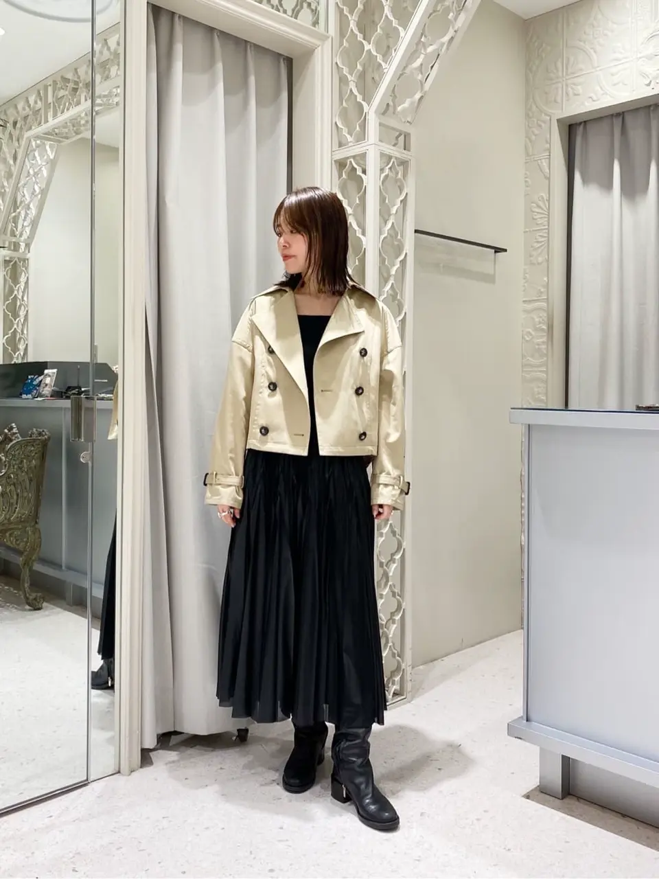 GRACE CONTINENTAL 古川温子 コーディネート画像