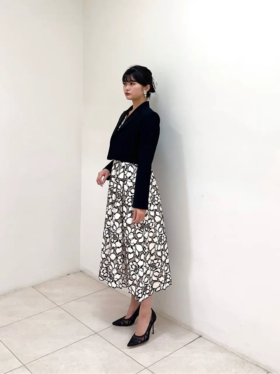 GRACE CONTINENTAL MORITA AI コーディネート画像