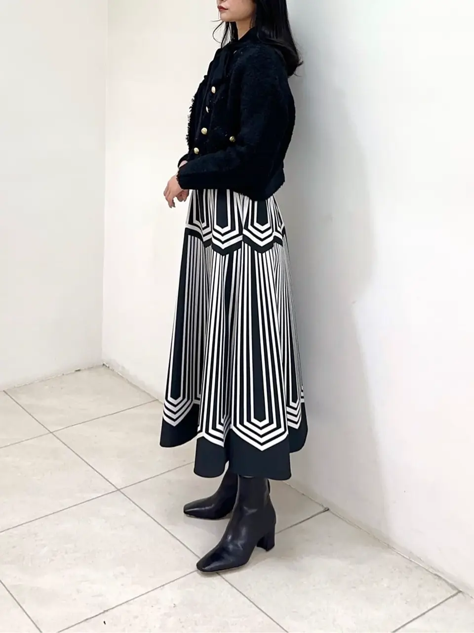 GRACE CONTINENTAL MORITA AI コーディネート画像