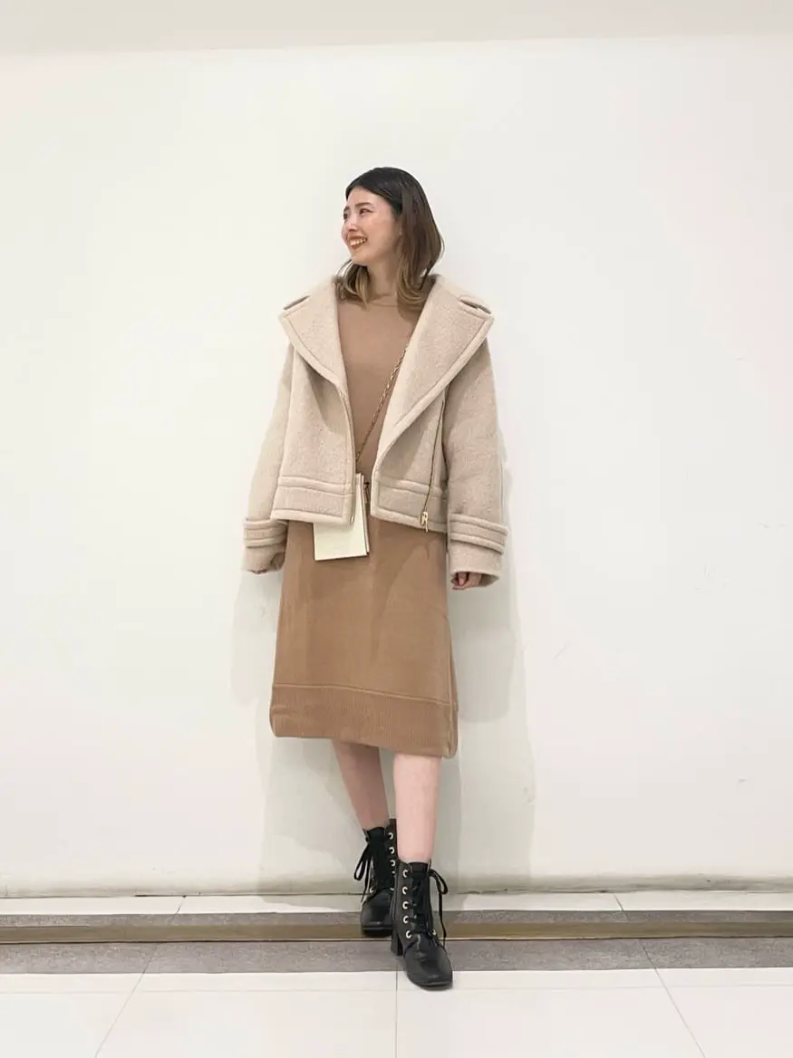 シャツレイヤードニットワンピース / GRACE CONTINENTAL | GRACE