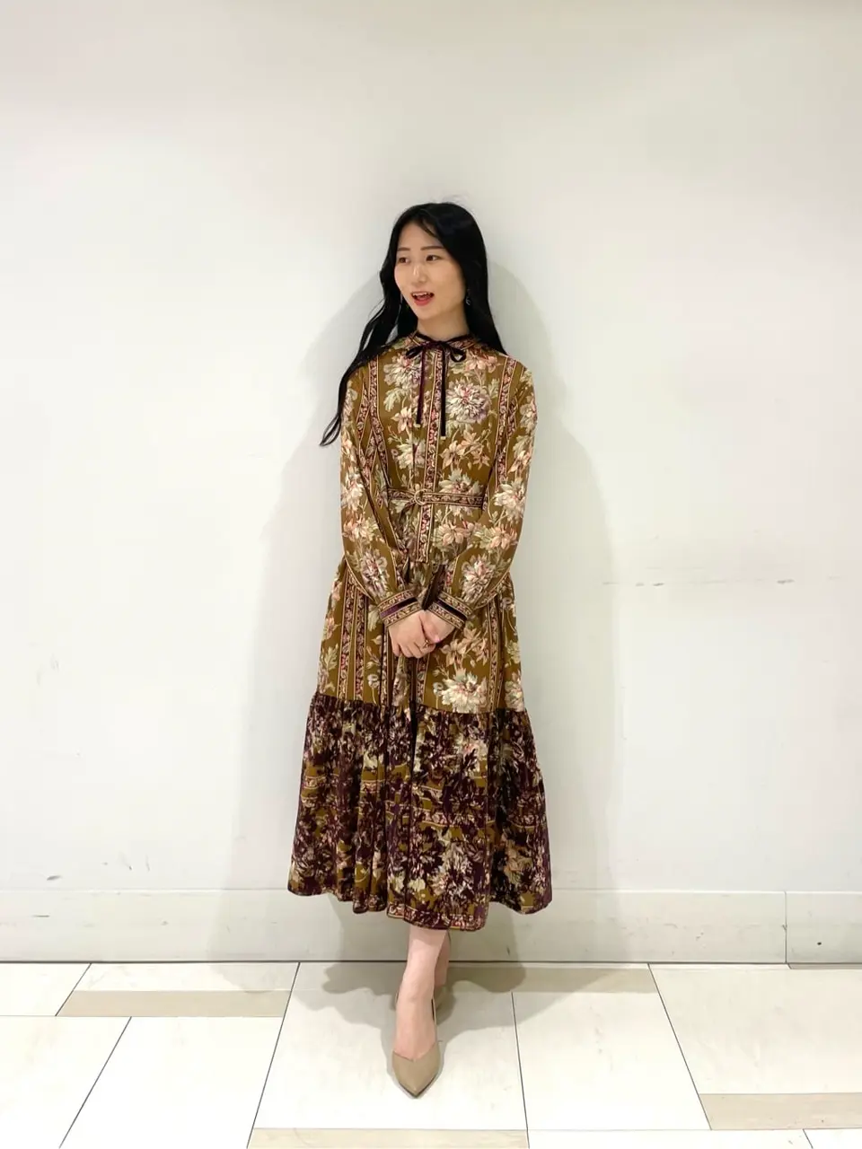 グレースコンチネンタル⭐️ヴィンテージプリントワンピース ヴィンテージプリントワンピース / GRACE CONTINENTAL | GRACE