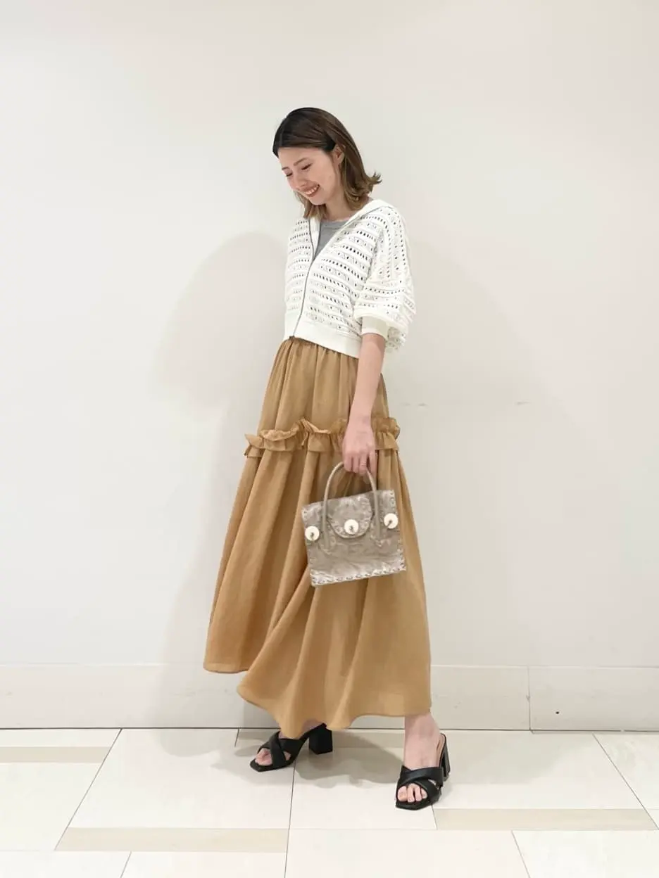 グレースコンチネンタル 定価4万2千円 クリアビジューパーカー ブラック クリアビジューパーカー / GRACE CONTINENTAL | GRACE