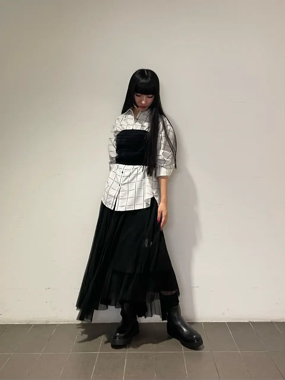 GRACE CONTINENTAL 清水　杏梨 コーディネート画像