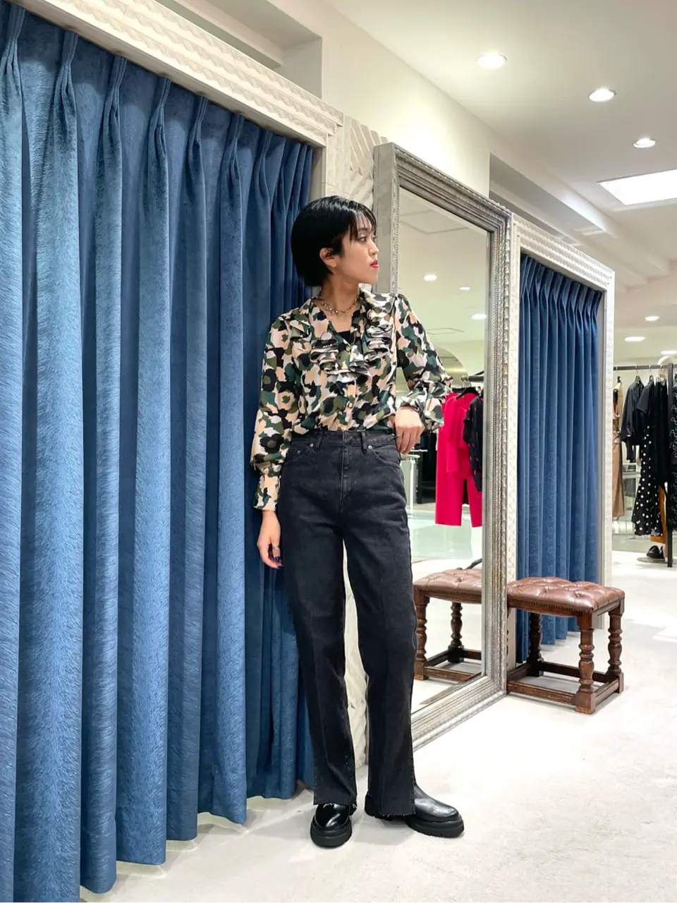 GRACE CONTINENTAL yoshi コーディネート画像