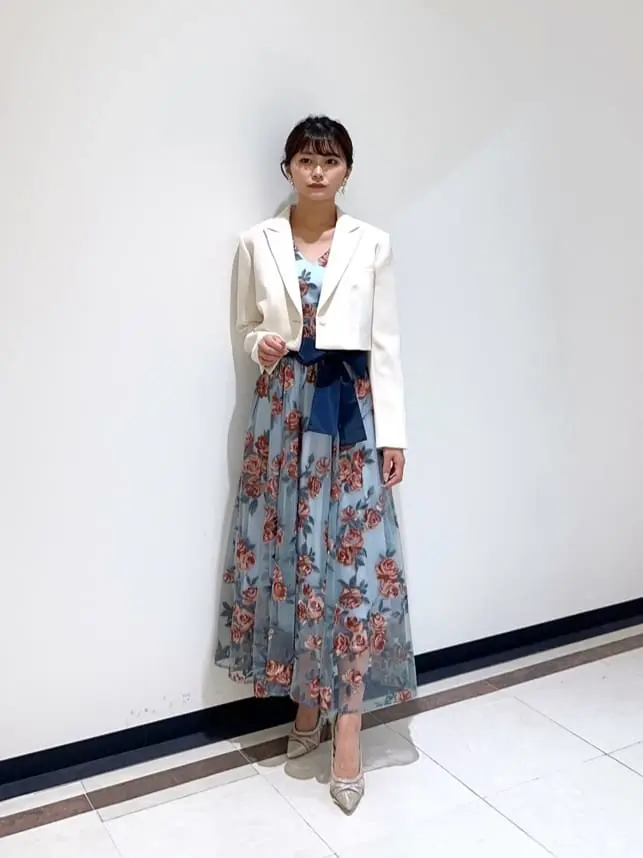 ☆Dolce&Gabbana☆ ローズプリントエレガントフレアドレス♪ ローズ刺繍フレアドレス / GRACE CONTINENTAL | GRACE