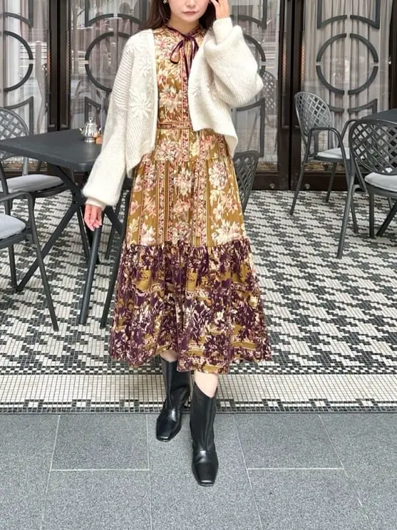 GRACE CONTINENTAL MORITA AI コーディネート画像