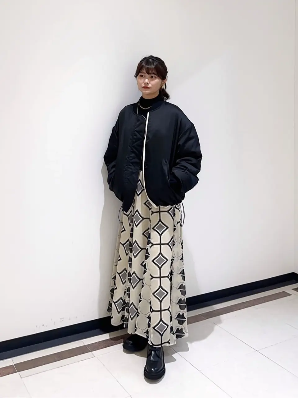 GRACE CONTINENTAL MORITA AI コーディネート画像