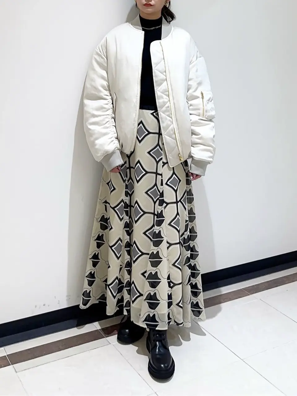 GRACE CONTINENTAL MORITA AI コーディネート画像