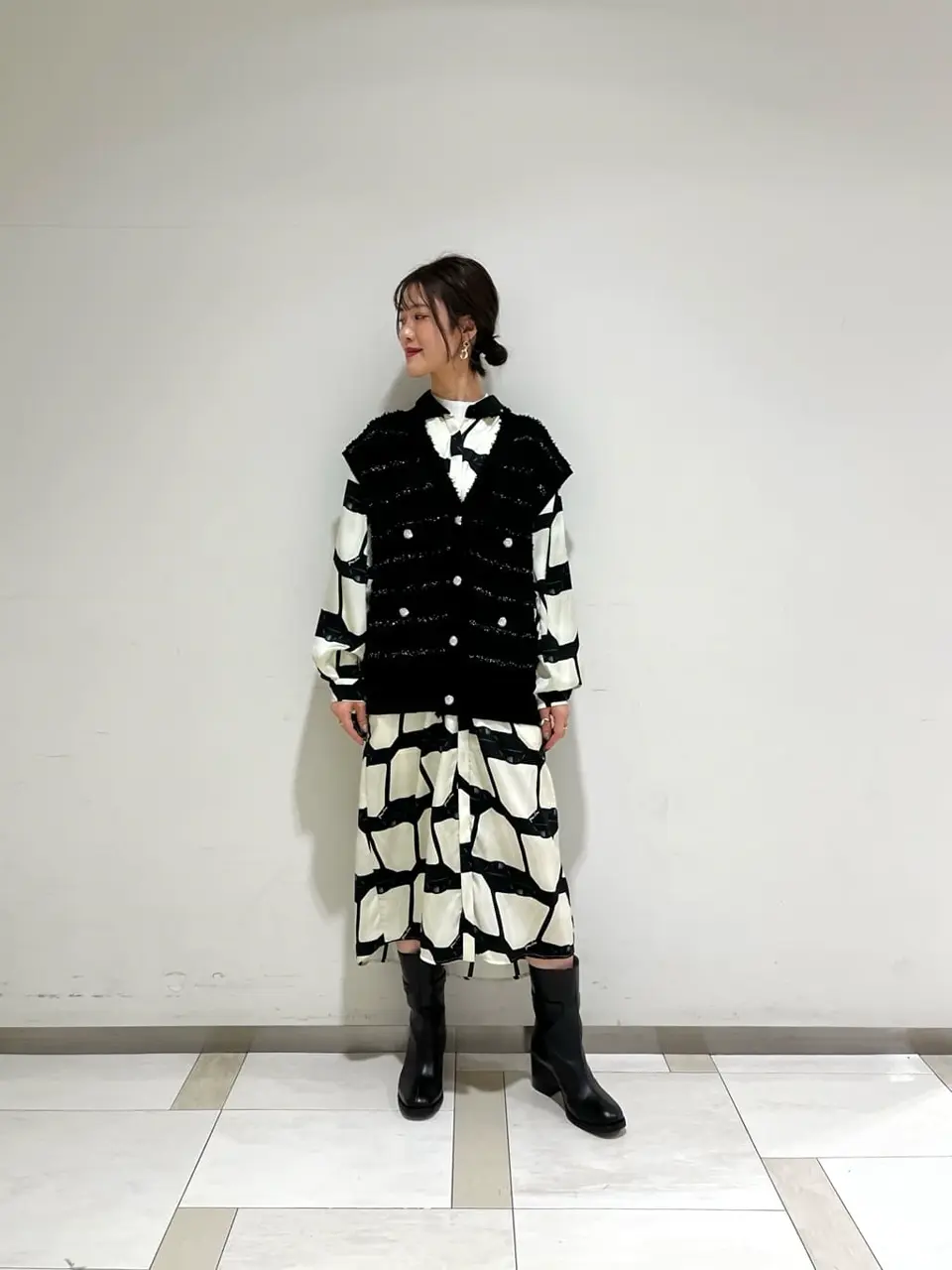 GRACE CONTINENTAL A.Kameyama コーディネート画像