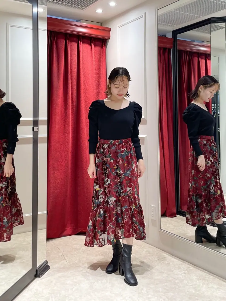 GRACE CONTINENTAL SAYUMI Nagashima コーディネート画像