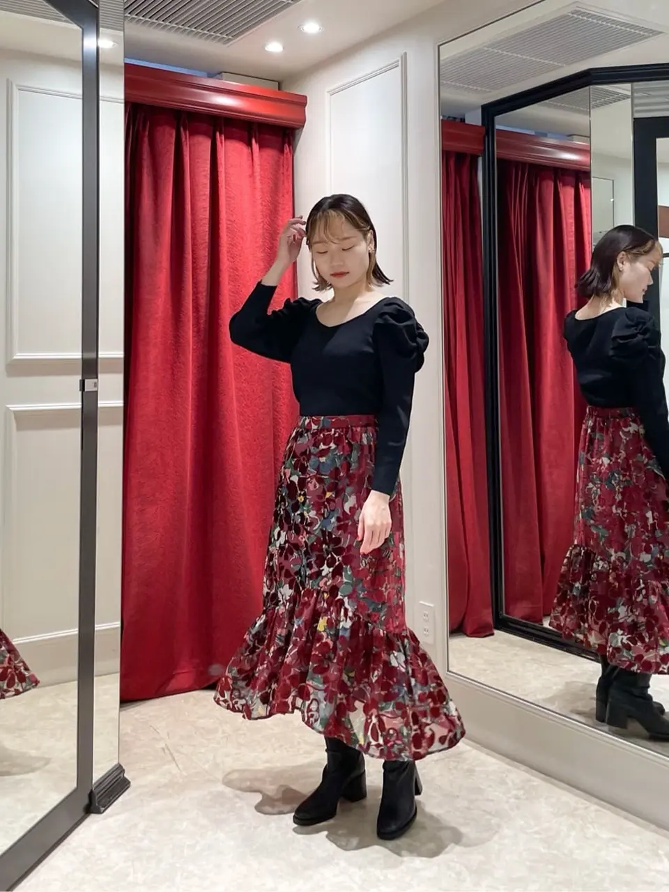 GRACE CONTINENTAL SAYUMI Nagashima コーディネート画像