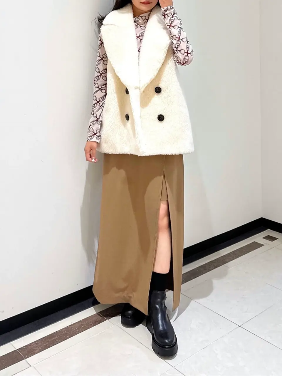 GRACE CONTINENTAL MORITA AI コーディネート画像