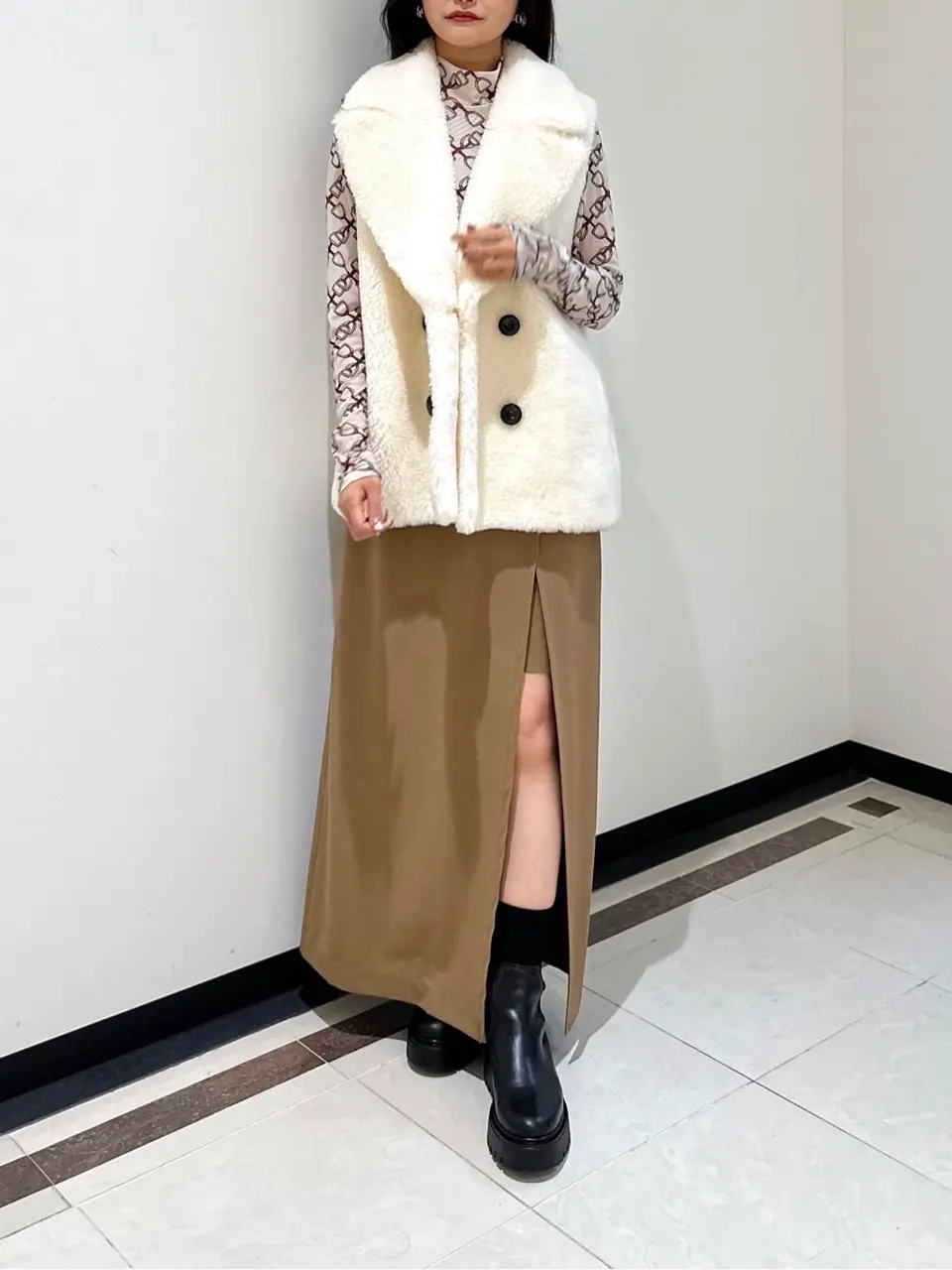 GRACE CONTINENTAL MORITA AI コーディネート画像