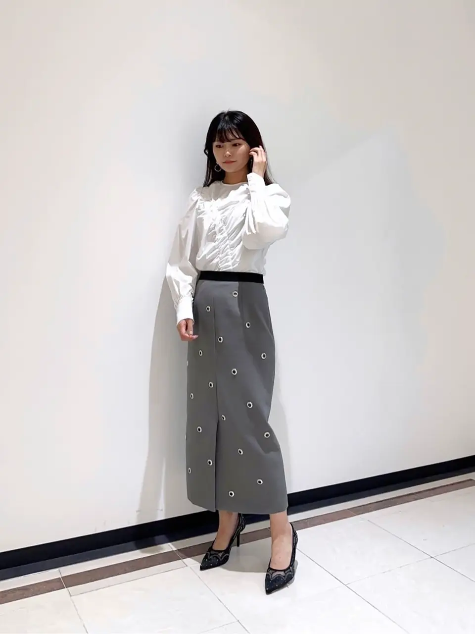 GRACE CONTINENTAL MORITA AI コーディネート画像