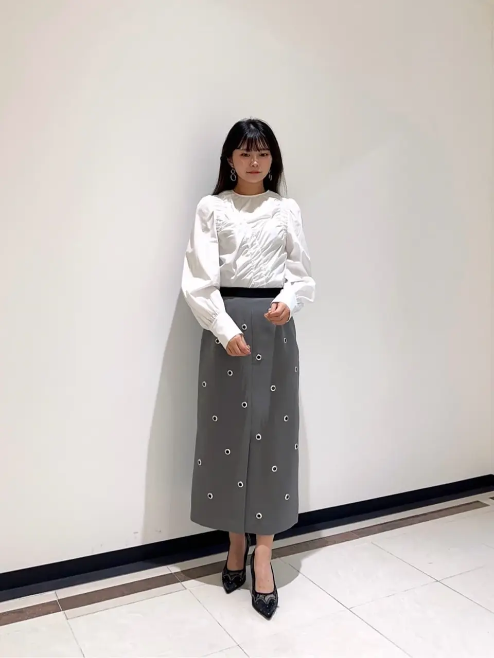 GRACE CONTINENTAL MORITA AI コーディネート画像