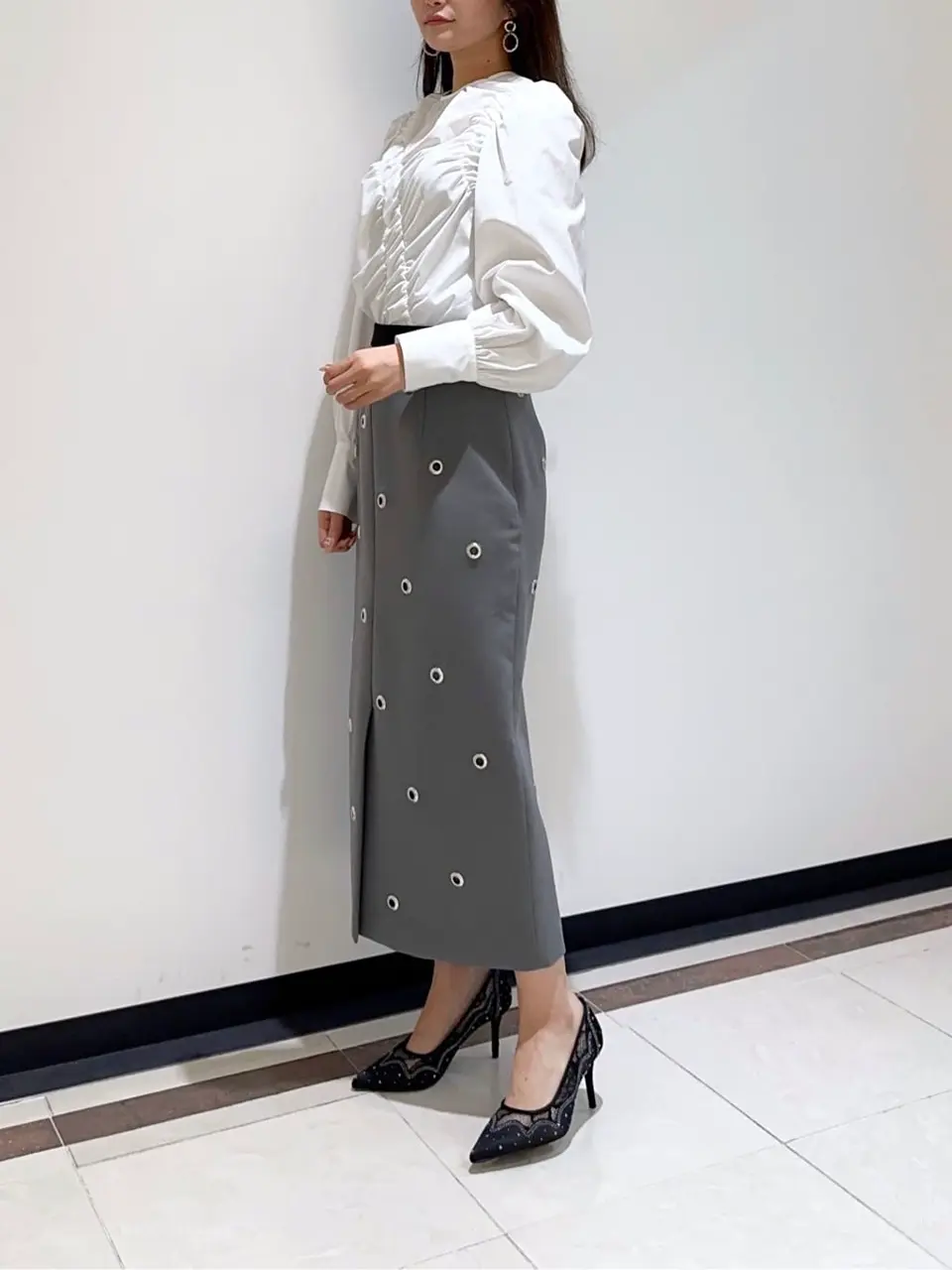 GRACE CONTINENTAL MORITA AI コーディネート画像