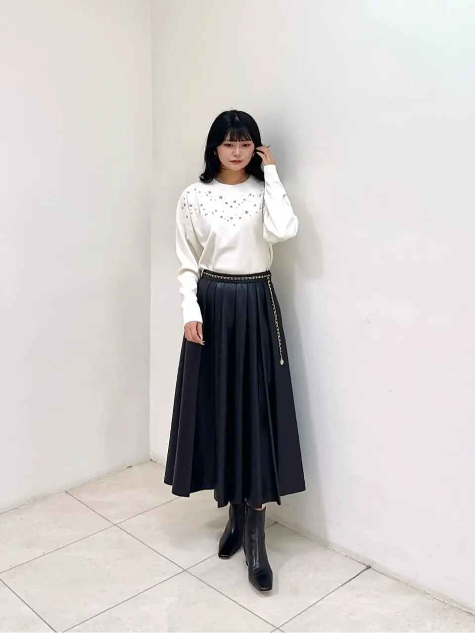 GRACE CONTINENTAL MORITA AI コーディネート画像