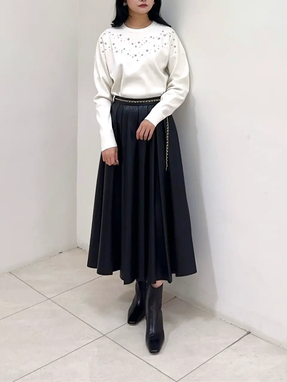 GRACE CONTINENTAL MORITA AI コーディネート画像