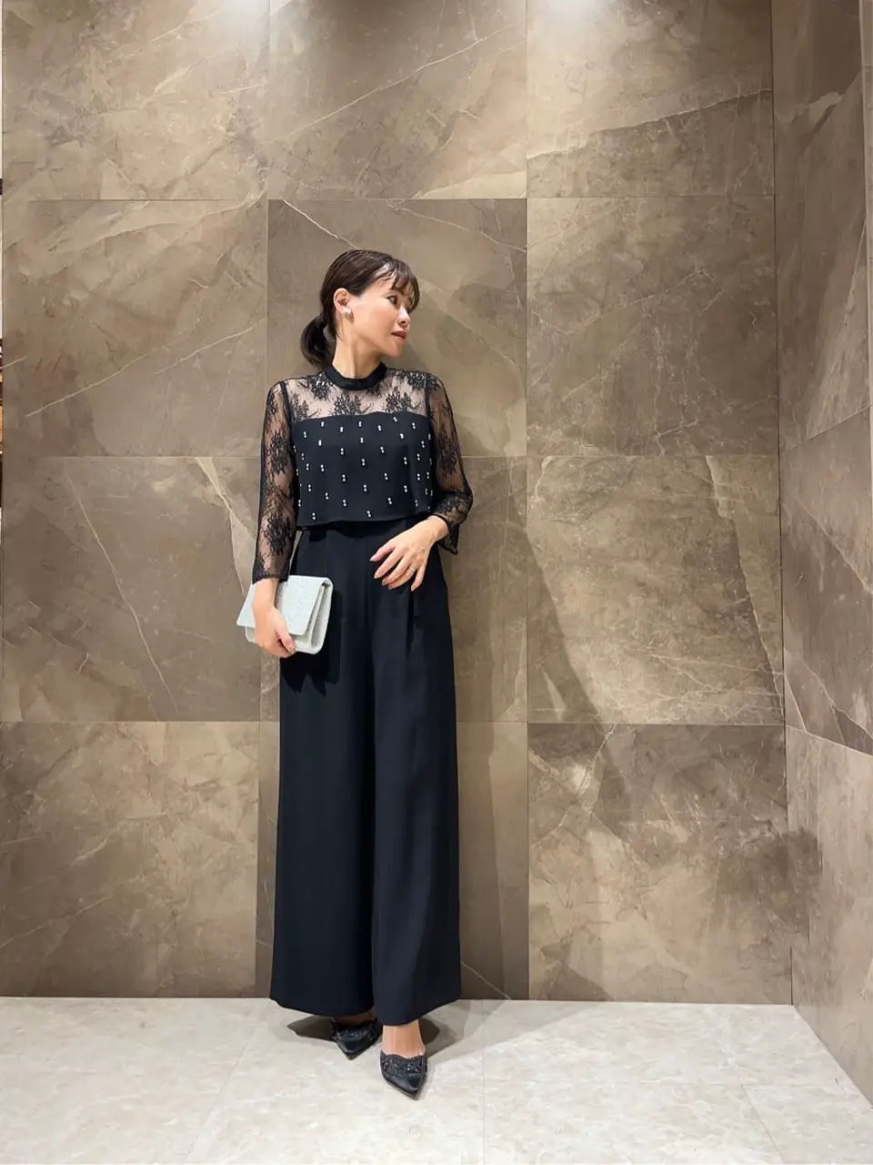 刺繍ワイドサロペット / GRACE CONTINENTAL | GRACE CONTINENTAL