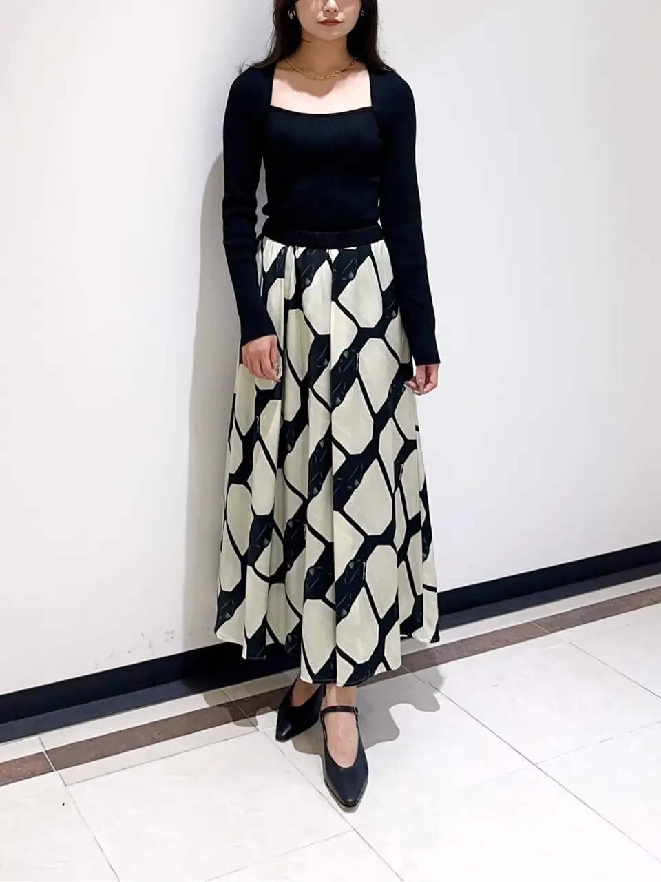 GRACE CONTINENTAL MORITA AI コーディネート画像