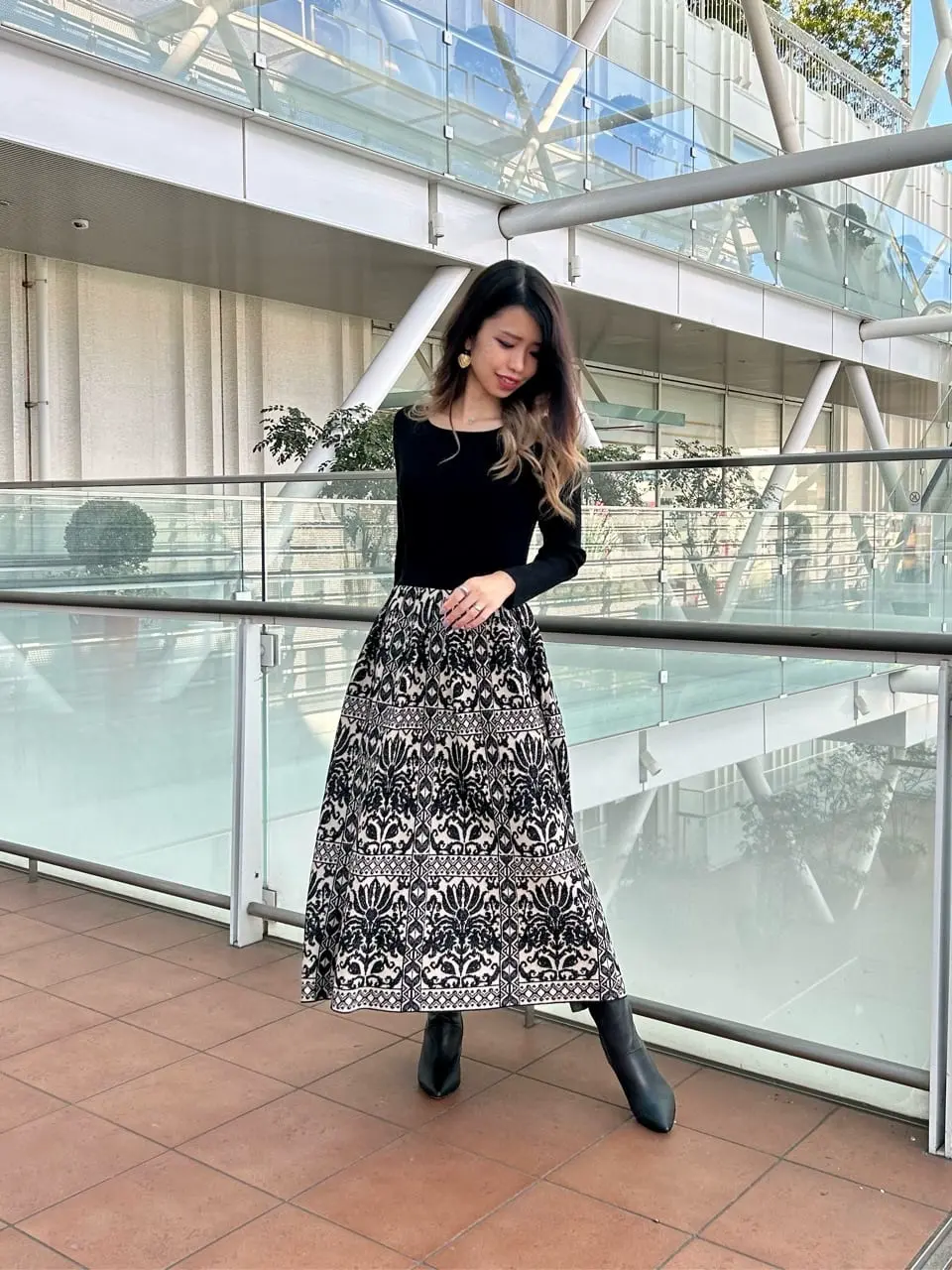 GRACE CONTINENTAL FUKUSHIMA YURIE コーディネート画像