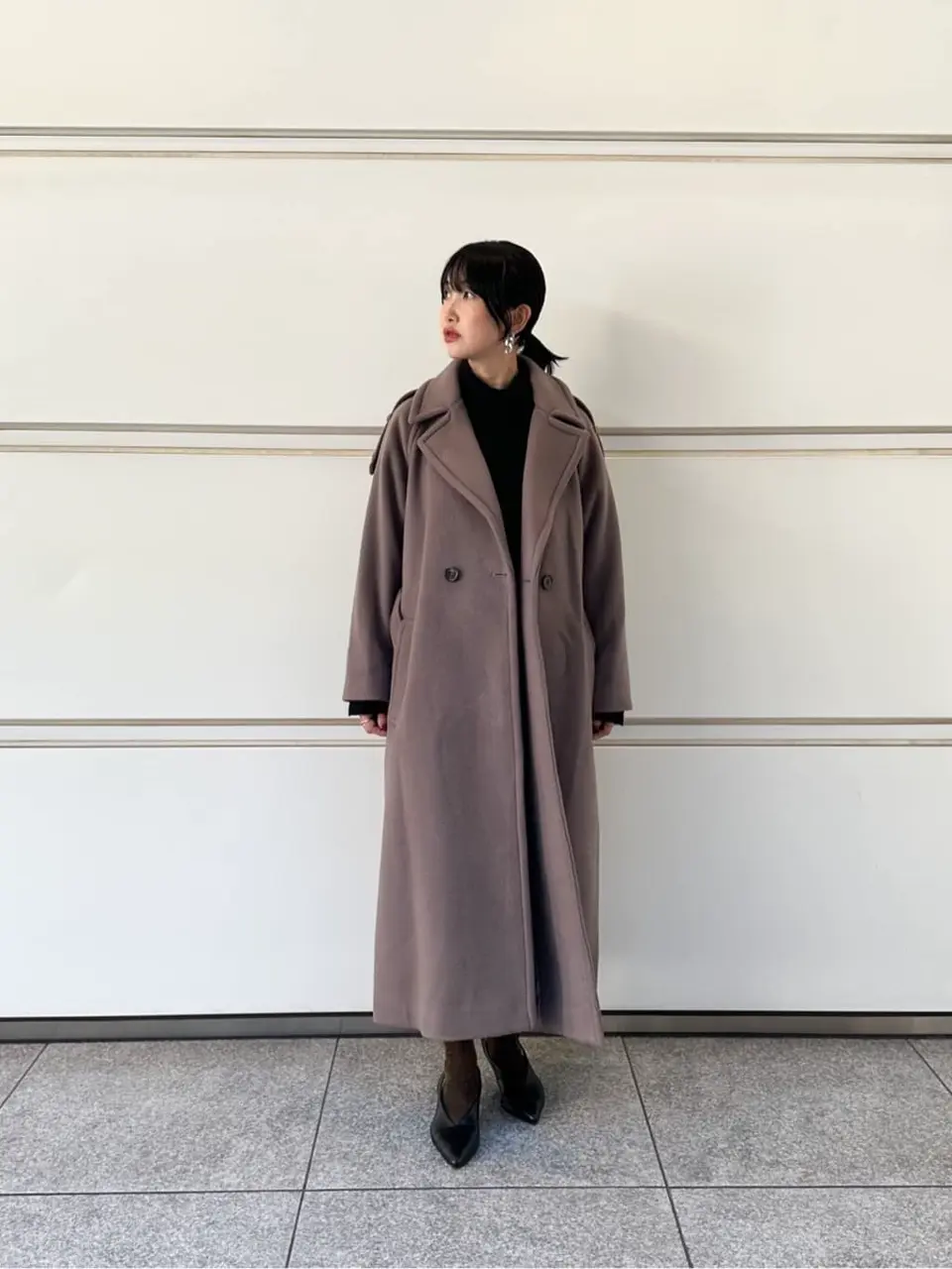 オーバーサイズミリタリーコート　GRACE CONTINENTAL オーバーサイズミリタリーコート（その他アウター）｜GRACE