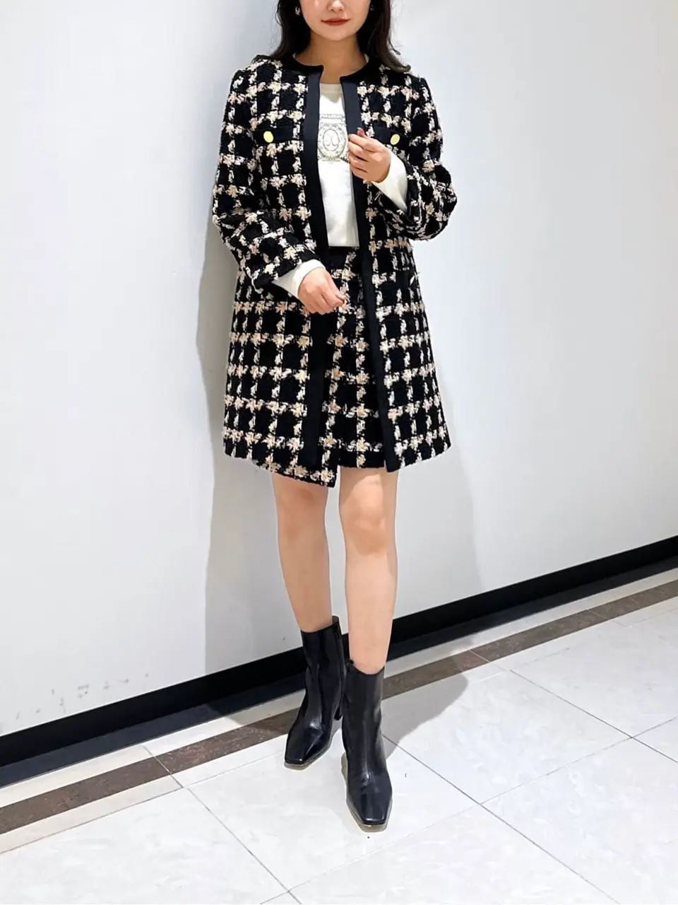 GRACE CONTINENTAL MORITA AI コーディネート画像