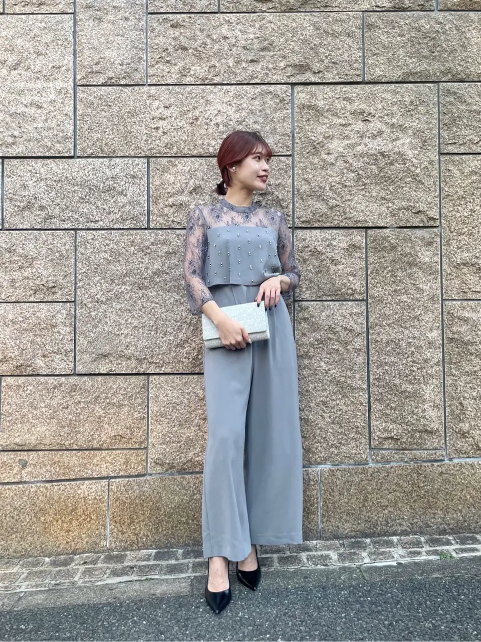 刺繍ワイドサロペット / GRACE CONTINENTAL | GRACE CONTINENTAL
