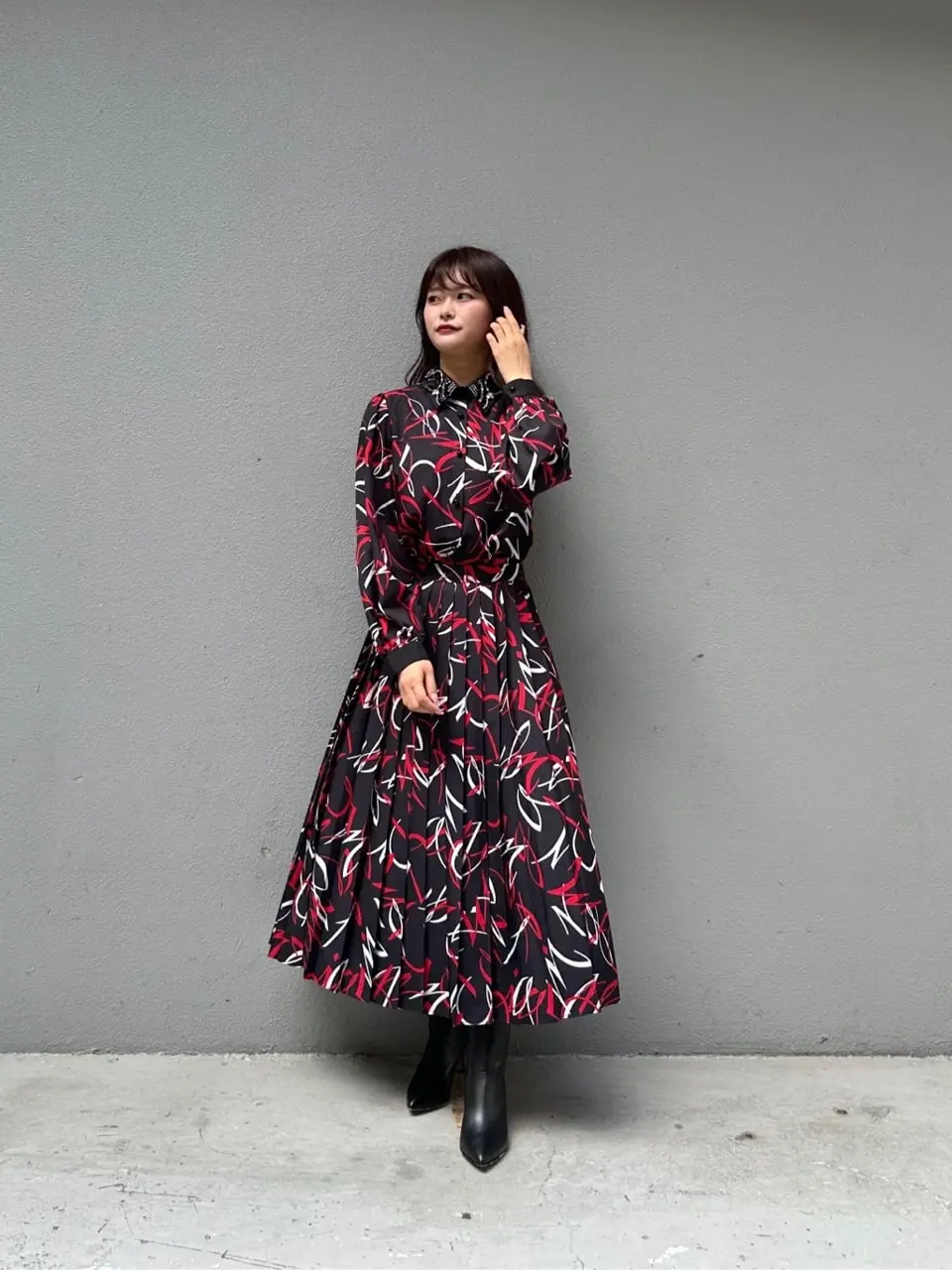 GRACE CONTINENTAL MORITA AI コーディネート画像