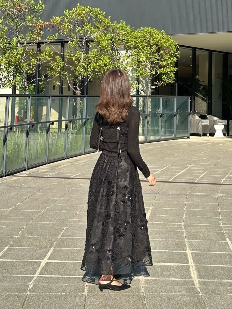 GRACE CONTINENTAL MORITA AI コーディネート画像