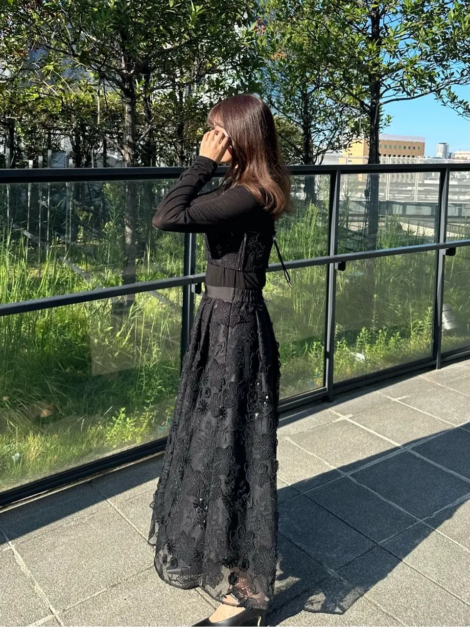 GRACE CONTINENTAL MORITA AI コーディネート画像