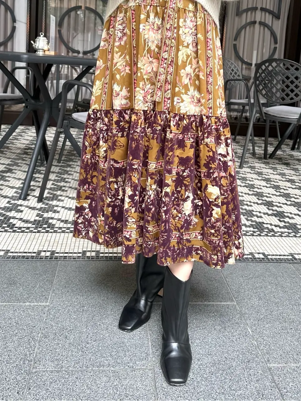 GRACE CONTINENTAL MORITA AI コーディネート画像