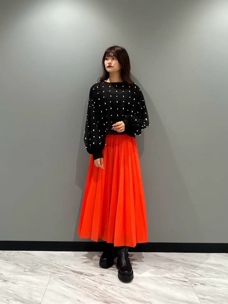 GRACE CONTINENTAL MORITA AI コーディネート画像