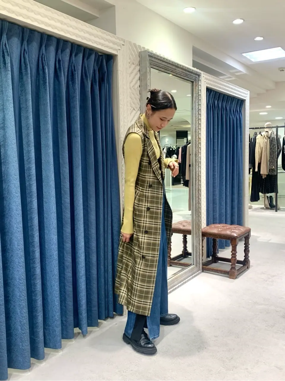 GRACE CONTINENTAL haruka iwasaki コーディネート画像