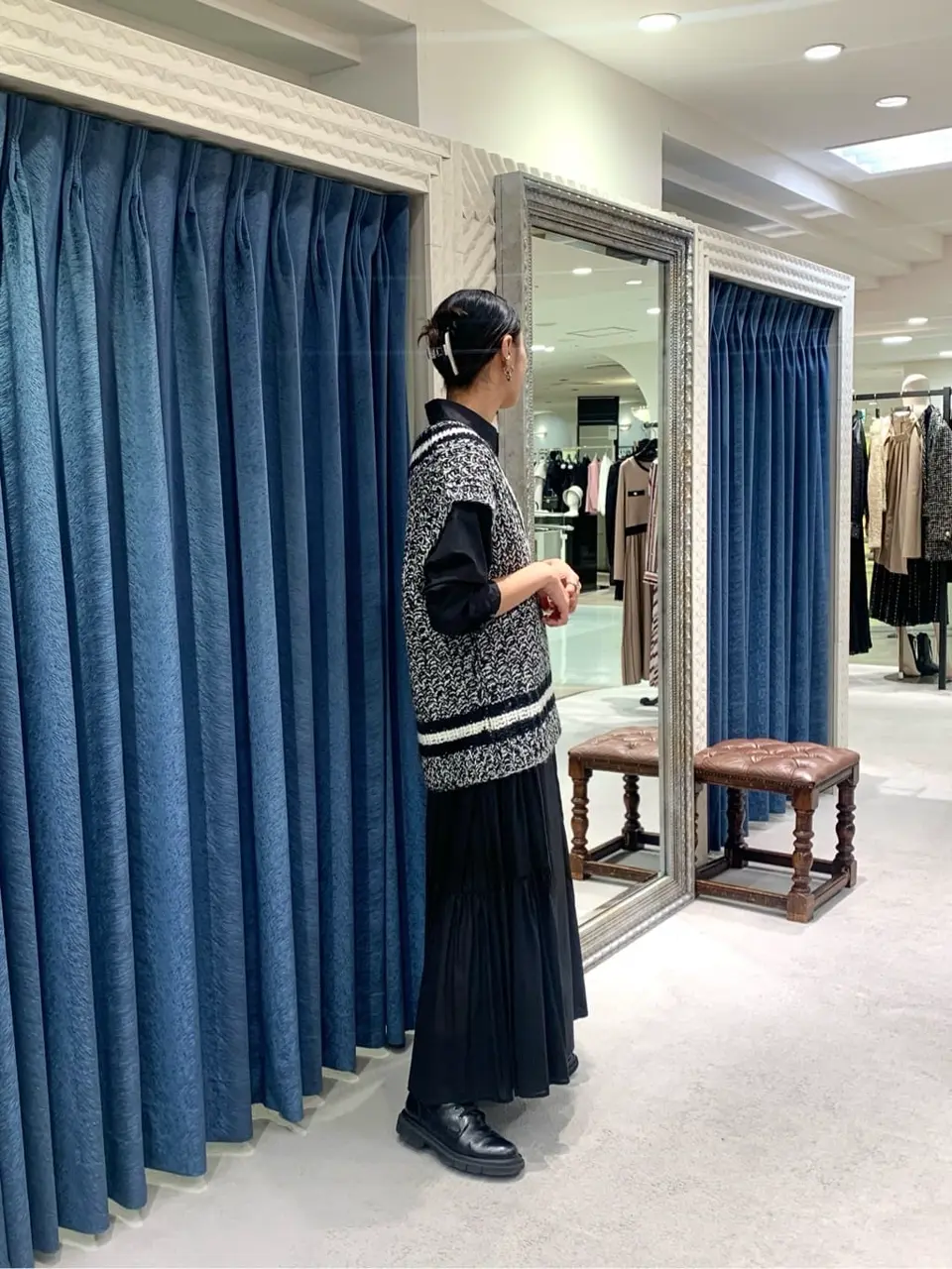 GRACE CONTINENTAL haruka iwasaki コーディネート画像