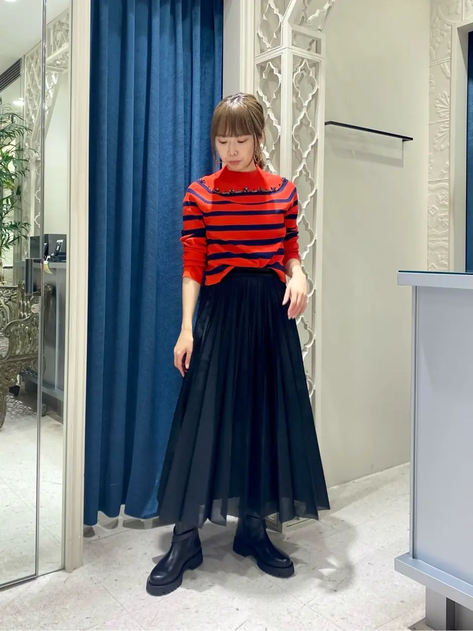 GRACE CONTINENTAL Abe コーディネート画像