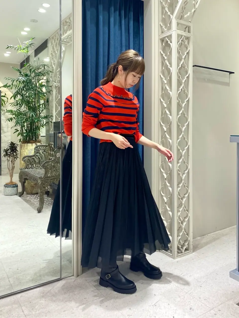 GRACE CONTINENTAL Abe コーディネート画像