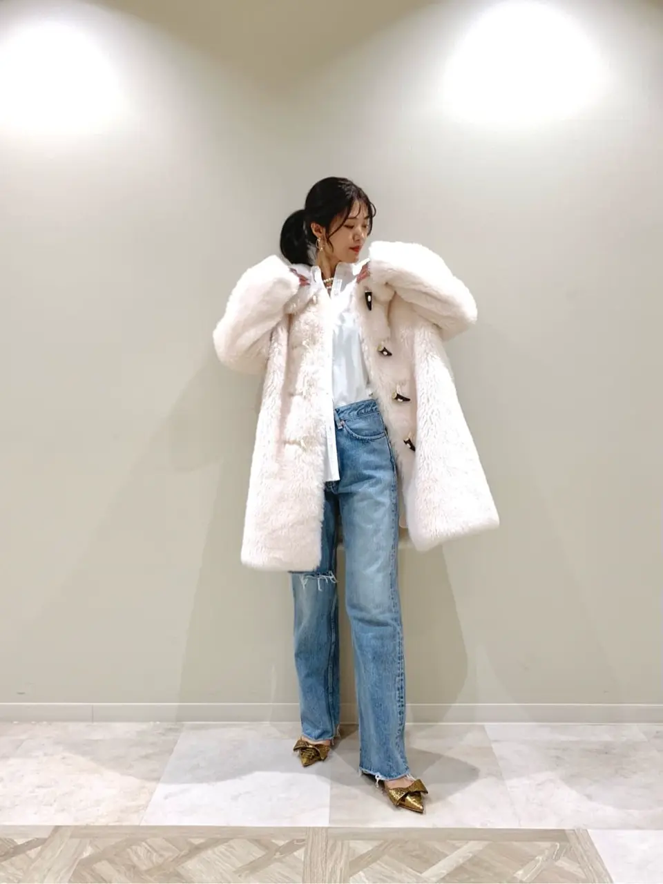 グレースコンチネンタル ショートコート ウールボアショートコート / GRACE CONTINENTAL | GRACE