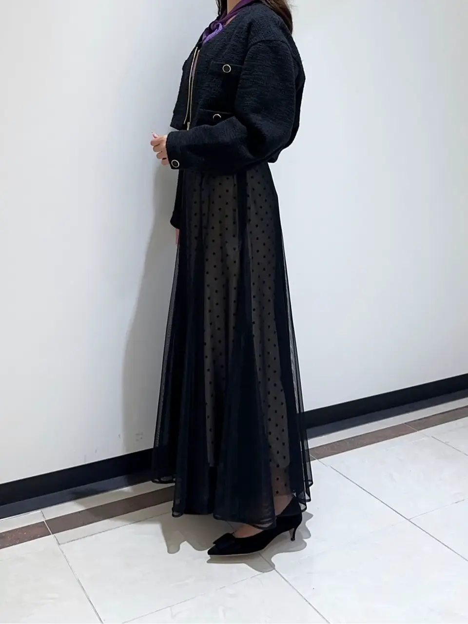 GRACE CONTINENTAL MORITA AI コーディネート画像