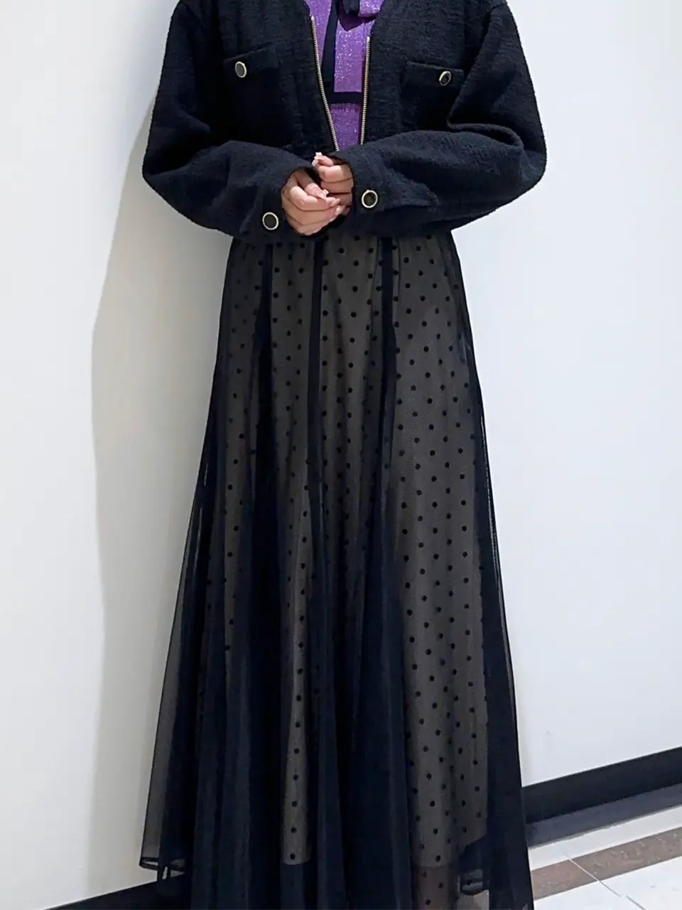 GRACE CONTINENTAL MORITA AI コーディネート画像