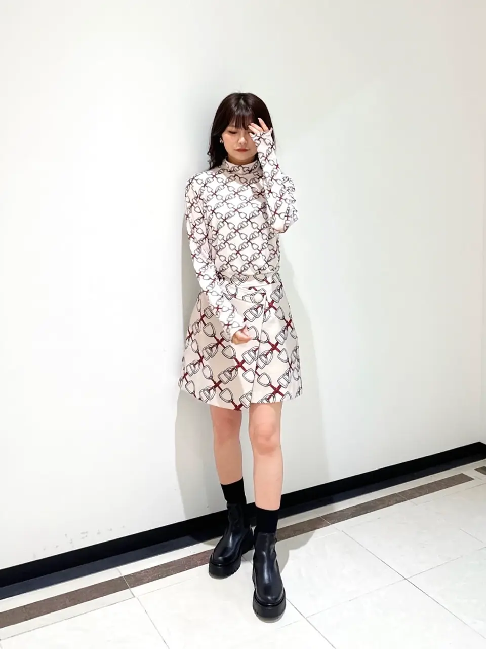 GRACE CONTINENTAL MORITA AI コーディネート画像