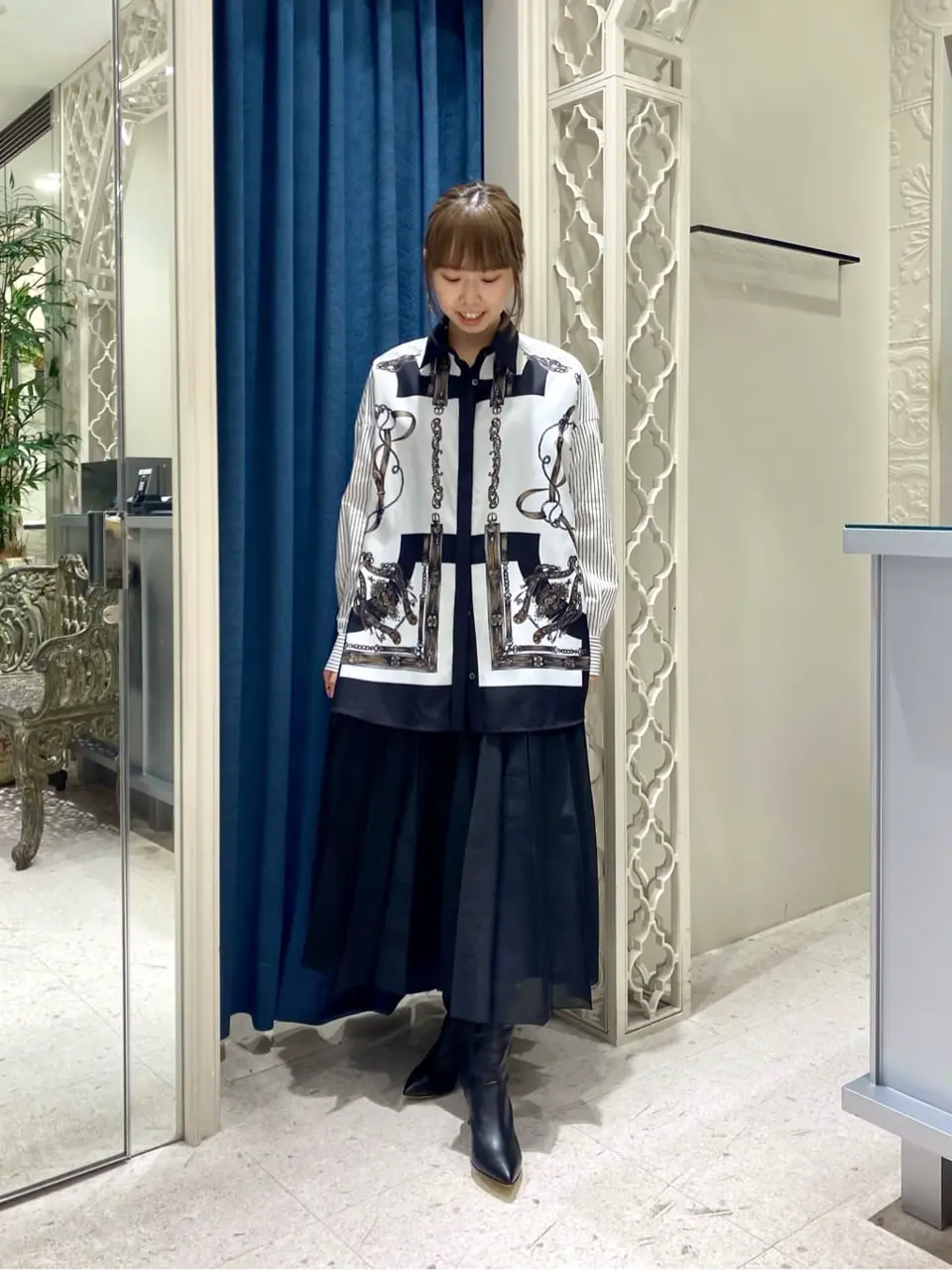 GRACE CONTINENTAL Abe コーディネート画像